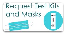 Request Test Kits and Masks