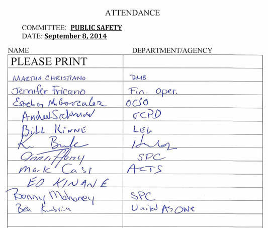 Attendance