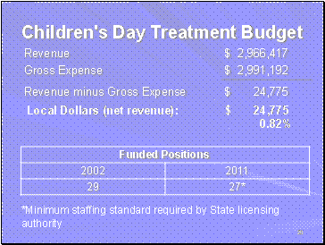 Mental Health Budget 20