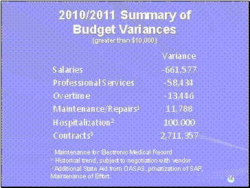 Mental Health Budget 25