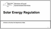 Solar Energy Regulation Handouts