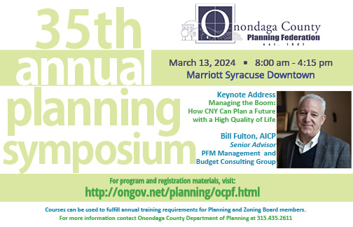 Annual Planning Symposium Announcement