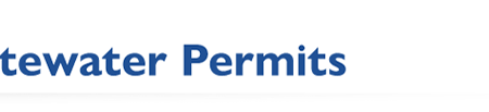 Permitting - Miscellaneous Wastewater Permits