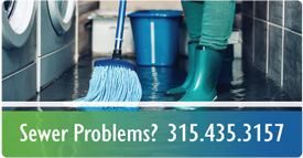 Sewer Problems? Call 315-435-3157