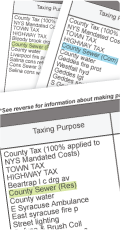 County Sewer Tax Billing