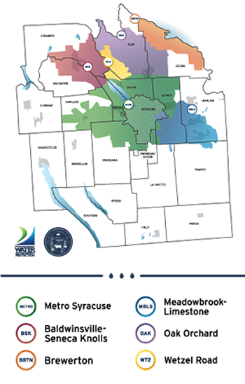 WEP Treatment Plants and Service Area